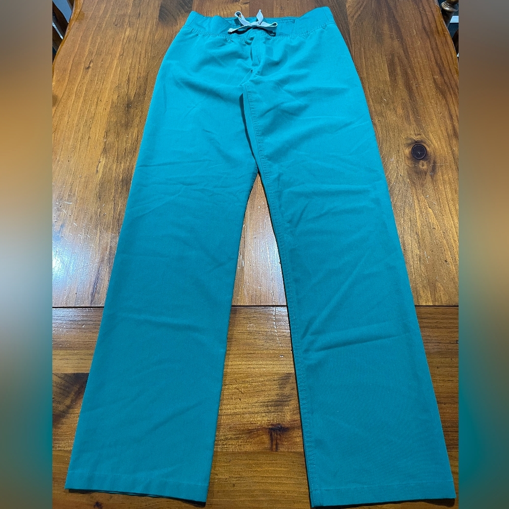 FIGS UNISEX Nursing DR Technical Collection‎ Green Scrubs Pants Bootcut Size XS